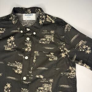 Old Navy Boys Hawaiian Shirt - Size Small (6-7)